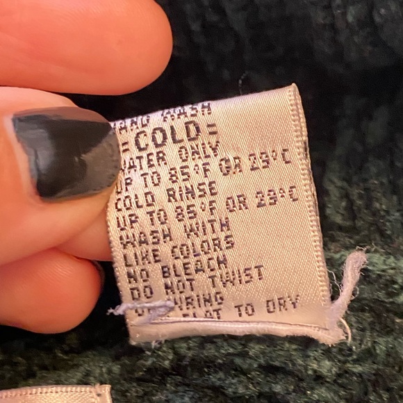 Carolina colours green chunky turtleneck long sleeve sweater. M - Picture 6 of 8